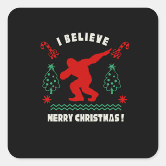 Bigfoot : Ajoutez une touche sauvage à vo Square Sticker