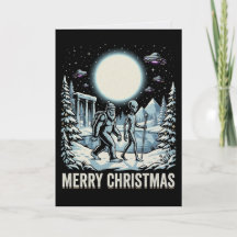 Bigfoot Alien UFO Pyramid Christmas Cryptid Myster