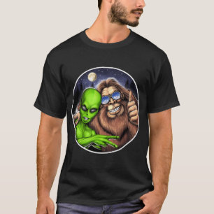 Bigfoot and Alien T-Shirt