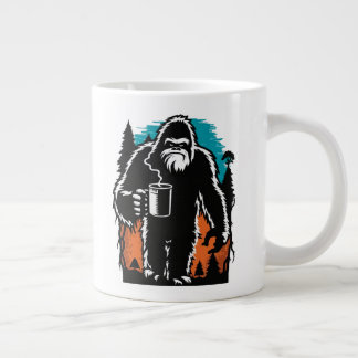 BIGFOOT AND COFFEE  LARGE COFFEE MUG