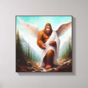 Bigfoot Angel Canvas Print