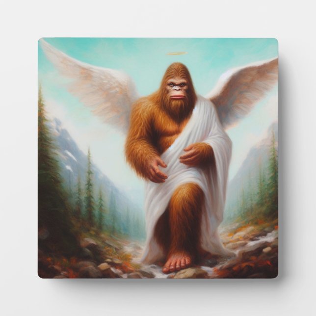 Bigfoot Angel Plaque (Front)