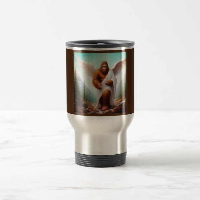 Bigfoot Angel Travel Mug (Center)