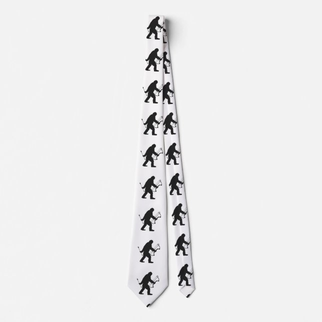Bigfoot Archer silhouette Tie (Front)