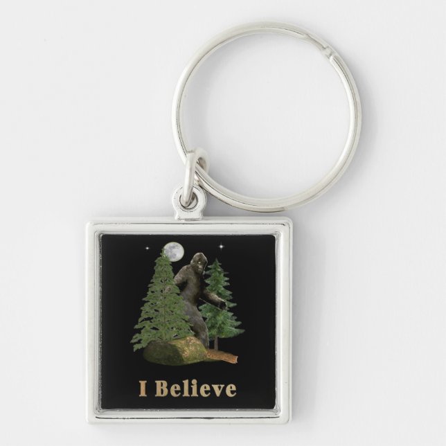 Bigfoot art key ring (Front)