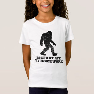Bigfoot Ate My Homework T-Shirt