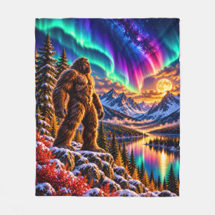 Bigfoot Aurora Wilderness Fleece Blanket