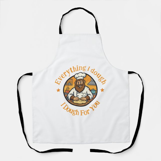 Bigfoot Baker Everything I Dough Apron (Front)