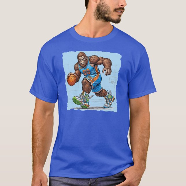 Bigfoot Basketball. T-Shirt (Front)