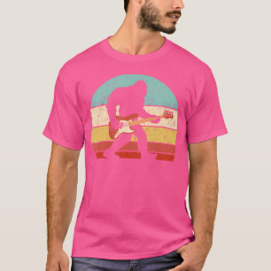 Bigfoot Bass Player Guitar Sasquatch Bassist Music T-Shirt