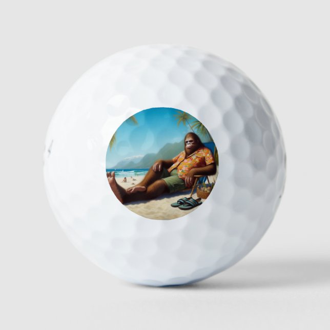 Bigfoot Beach Golf Balls (Front)