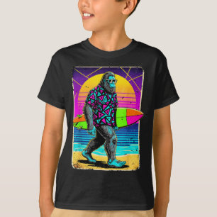 Bigfoot beach surfboard vintage T-Shirt