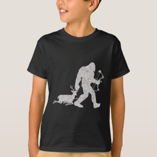 Bigfoot Bygs A Deer Big Foot Deer Bow Hunting  T-Shirt