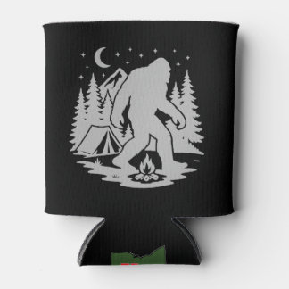 Bigfoot Camping Can Cooler