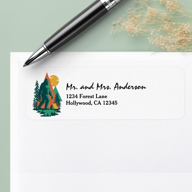 BigFoot Camping Forest Mountains Custom Address (Creator Uploaded)