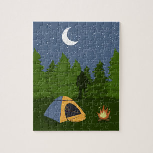 BigFoot Camping Jigsaw Puzzle