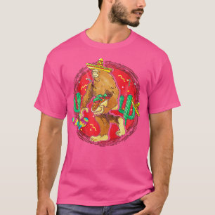 Bigfoot Carry Tacos Cinco De Mayo  T-Shirt