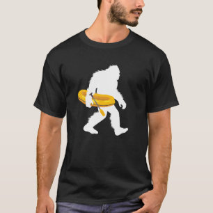 Bigfoot Carrying Rafting Boat Tubing Sasquatch Wit T-Shirt