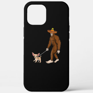 Bigfoot Chihuahua Dog Lover Dad Mum iPhone 12 Pro Max Case