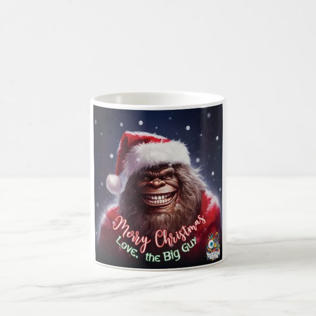 Bigfoot Christmas Coffee Mug (Center)