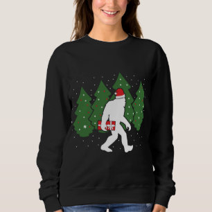 Bigfoot Christmas Funny Sasquatch Sweatshirt