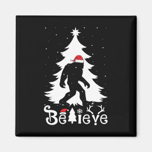 Bigfoot Christmas Gifts For Men Boys Girls Fun Chr Magnet