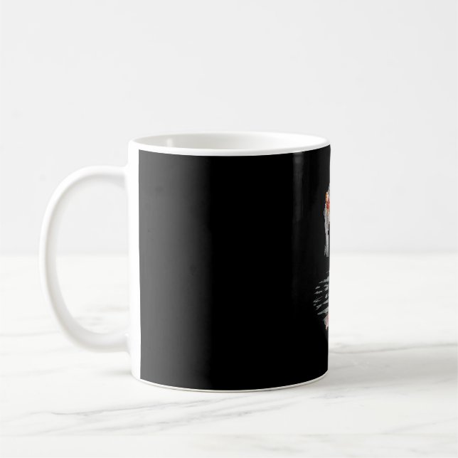 Bigfoot Christmas Santa Coffee Mug (Left)