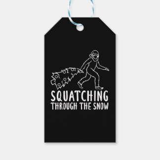 Bigfoot Christmas - Sasquatch Ugly Christmas Gift Tags