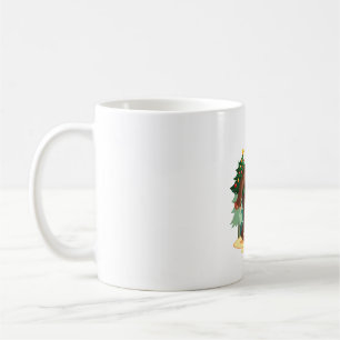 Bigfoot Christmas Tree Santa Hat (5) Coffee Mug