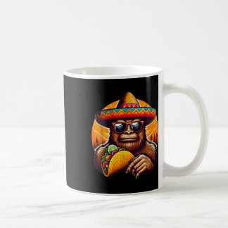 Bigfoot Cinco De Mayo Fiesta Design Sasquatch Taco Coffee Mug