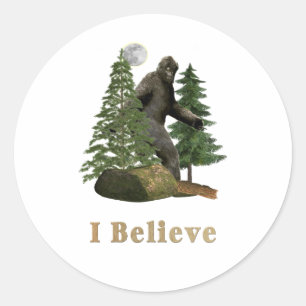 Bigfoot Classic Round Sticker