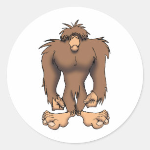 BIGFOOT CLASSIC ROUND STICKER