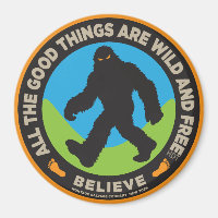 Bigfoot Coloured Button