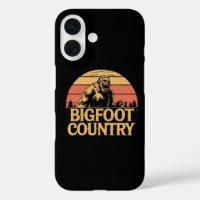 Bigfoot Country Yelling Retro Style