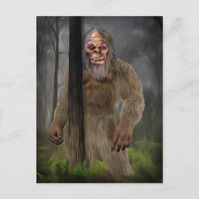 Bigfoot (Creeptid) Postcard (Front)