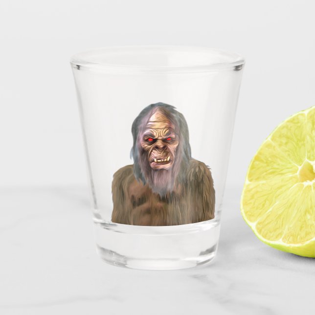 Bigfoot (Creeptid) Shot Glass (Front)