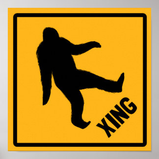 Bigfoot Crossing Poster