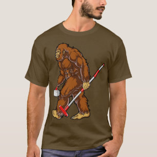 Bigfoot Curling for Men Women Boys Girls Kids Spo T-Shirt
