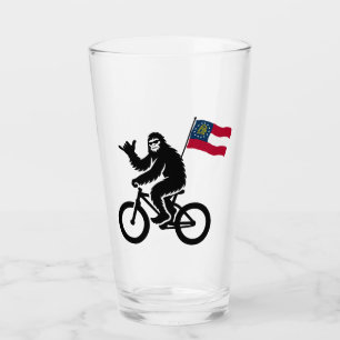 Bigfoot Cycling Georgia Flag Glass