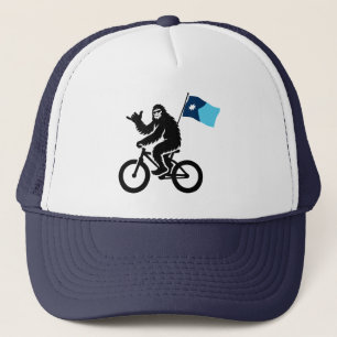 Bigfoot Cycling Minnesota Flag Trucker Hat