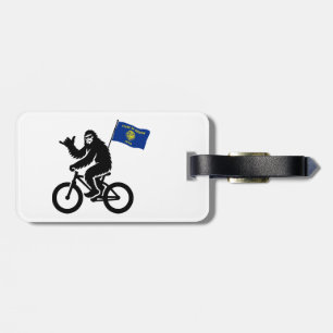 Bigfoot Cycling Oregon Flag Luggage Tag