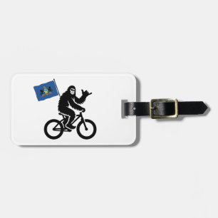 Bigfoot Cycling Pennsylvania Flag Luggage Tag