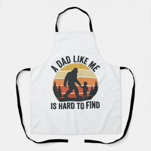 Bigfoot Dad Like Me Is Hard to Find Vintage Shirt_ Apron