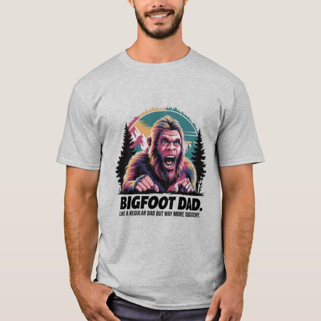 Bigfoot: Dadsquatch T-Shirt (Front)