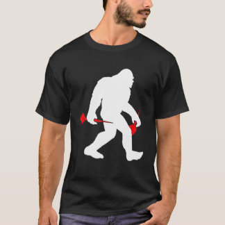 Bigfoot Darts Player Dart Lover Yeti Sasquatch Pla T-Shirt