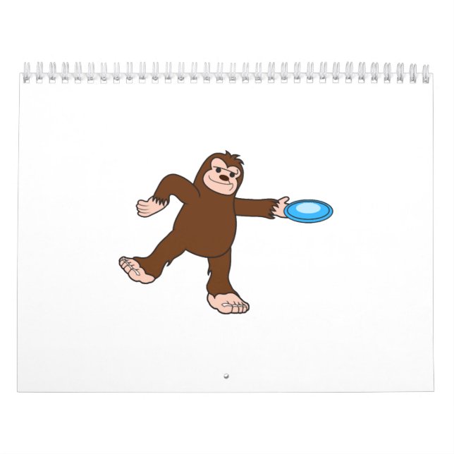 Bigfoot Disc Golf Calendar (Cover)
