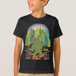 Bigfoot Disc Golf Funny Disc Golfer Flying Disc T-Shirt