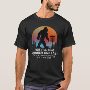 Bigfoot Disc Golf Sasquatch Chain Tosser Funny Big T-Shirt