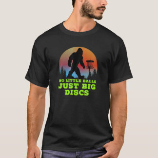 Bigfoot Disc Golf Sasquatch Chain Tosser Funny Big T-Shirt