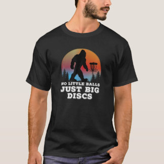 Bigfoot Disc Golf Sasquatch Chain Tosser Funny Big T-Shirt